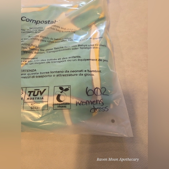 Teal and Yellow Abstract Wrap Dress - Picture 10 of 10